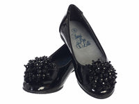 ANNA Black Flat Pump Dress Shoes Junior Sizes 9 to 4