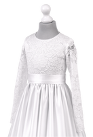 ANNA BZ-027 White Communion Dress