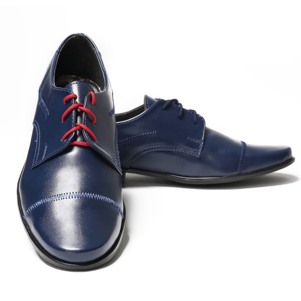 boys blue dress shoes Zanarzt Boy Leather Dress Shoes Boy's Casual Dress Oxford Comfort Formal Fashion Sneaker Shoes for Toddler Little Kid White,US 11