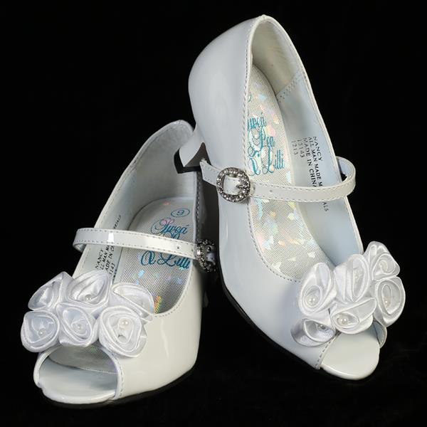 NANCY White Dress Shoes Junior Sizes 9 to 4