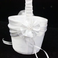 M4619 Flower Girl Basket (available in white and ivory)