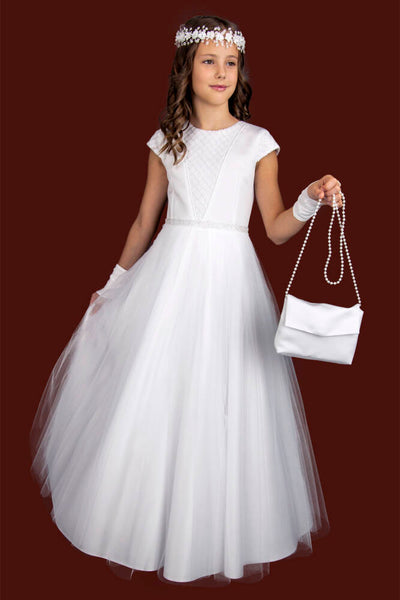 KRE272 White Communion Dress
