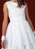 KRE273 White Communion Dress