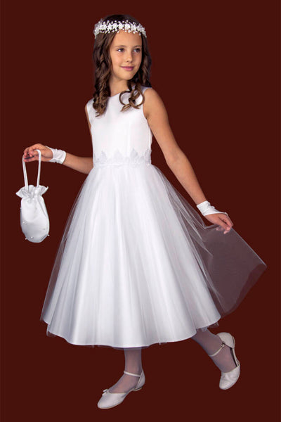 KRE274 White Communion Dress