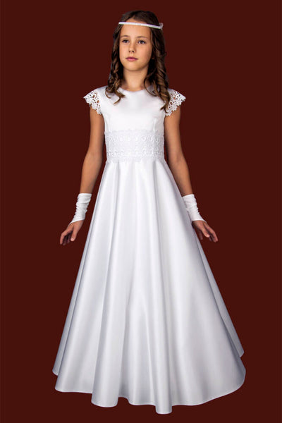 KRS162 White Communion Dress