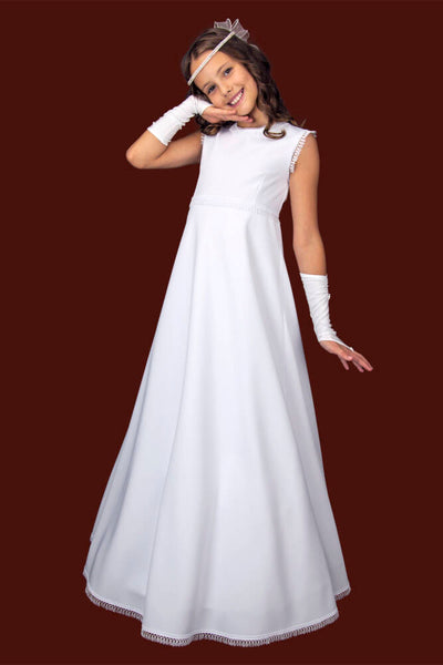 KRS163 White Communion Dress
