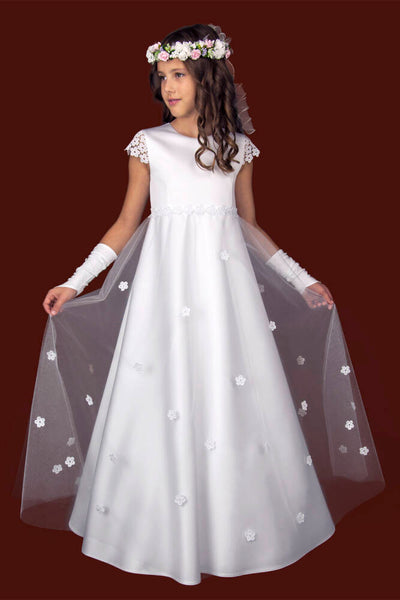 KRS165 White Communion Dress