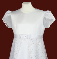 KRE205/T1 White Communion Dress