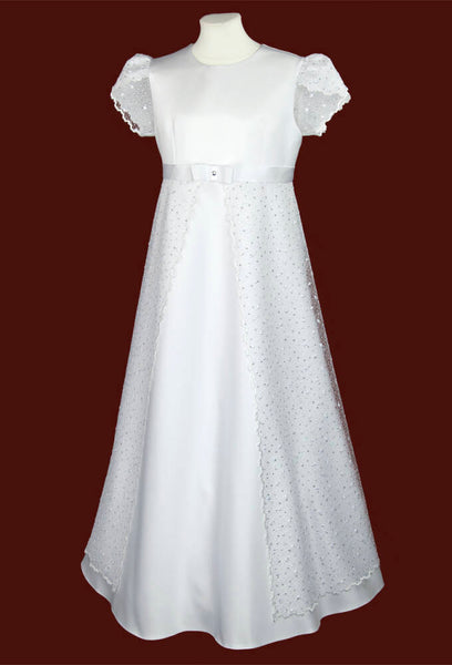 KRE205/T1 White Communion Dress