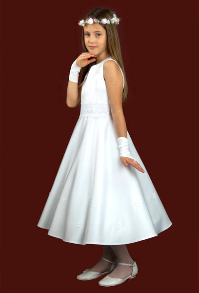 KRE267 White Communion Dress