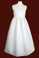 KRS123/SAT White Communion Dress (Satin)