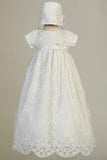 BONNIE White Christening Gown (0-18m)