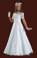 KRE207 White Communion Dress