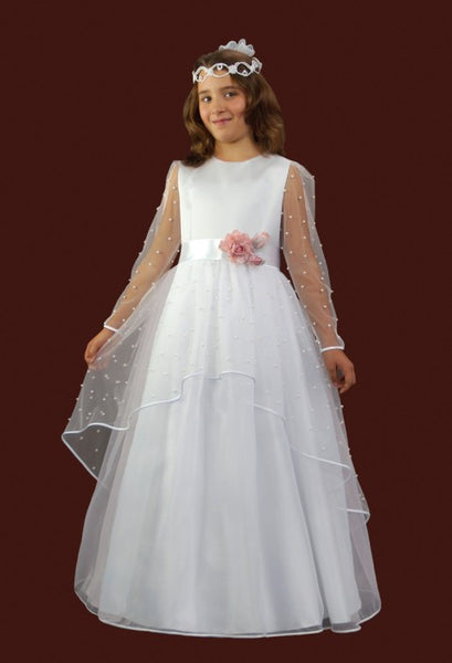 KRE236 White Communion Dress