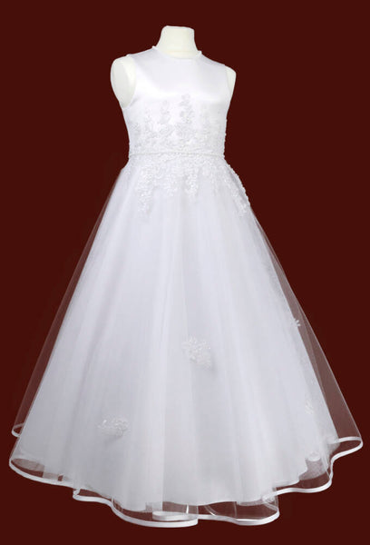 KRE242 White Communion Dress