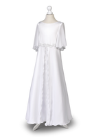 EMMA BZ-117 White Communion Dress