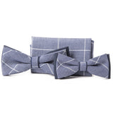 F22 Navy Bowtie & Hanky Set (available in Boys & Mens sizes)