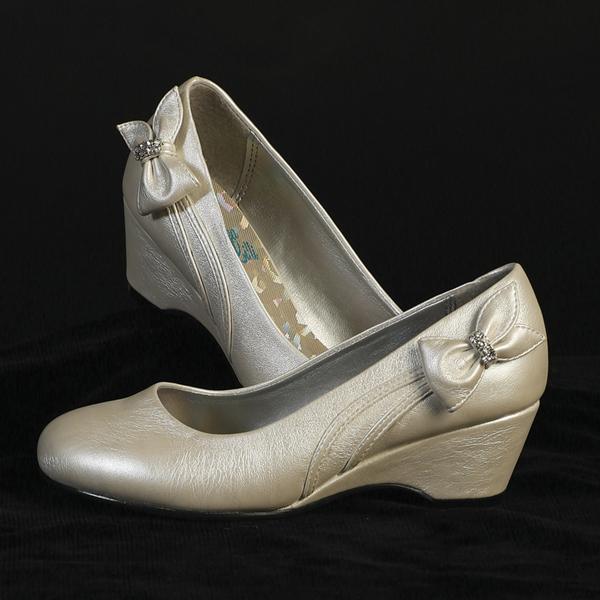 Ivory wedge heels online