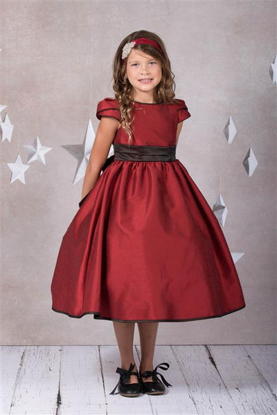 SALE KD406 Dark Red Dress (4 years only)