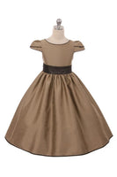SALE KD406 Taupe Dress (6 years only)