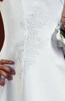 KRS109 White Communion Dress