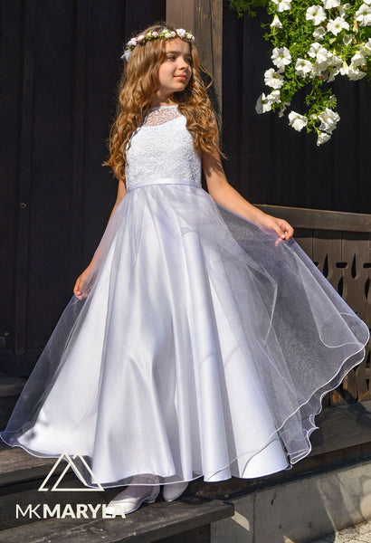 LAURA BZ-000 White Communion Dress
