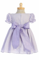 M743 Lilac Cotton Seersucker Dress (3 months - 4 years)
