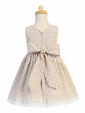 M760 Cotton Chambray Polka Dot Dress (6 months to 7 years)