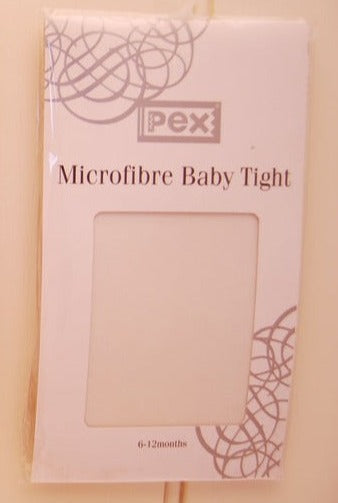 MICROFIBRE Plain Baby Tights (ivory)