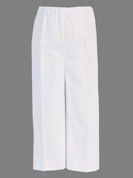 P80 White 100% Cotton Infant Trousers (0-24m)