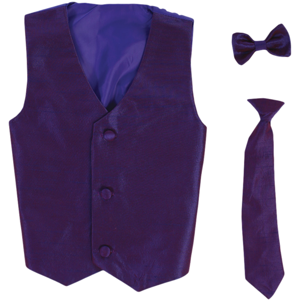 Purple waistcoat and tie clearance