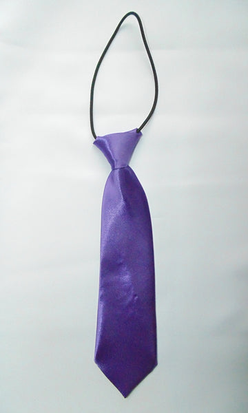 Boys Light Purple Elasticated Tie