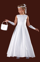 KRS122 White Communion Dress