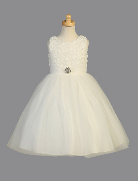 SP705 Ivory Dress (2-12 years)