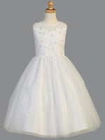 SALE SP999 White Communion Dress (5 YEARS ONLY)