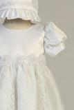 WILLOW White Long Christening Gown (0-18M)