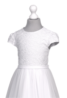 TOSIA BZ-000 White Communion Dress