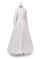 TOSIA BZ-059 White Communion Dress