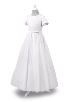 TOSIA BZ-065 White Communion Dress